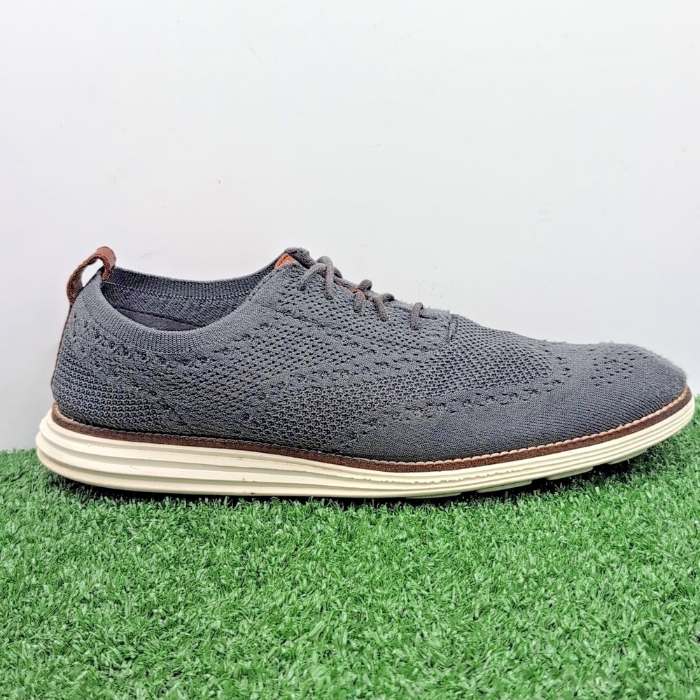 Cole Haan ØriginalGrand Stitchlite Shoes Mens 10 Grey Oxford Sneakers C27961